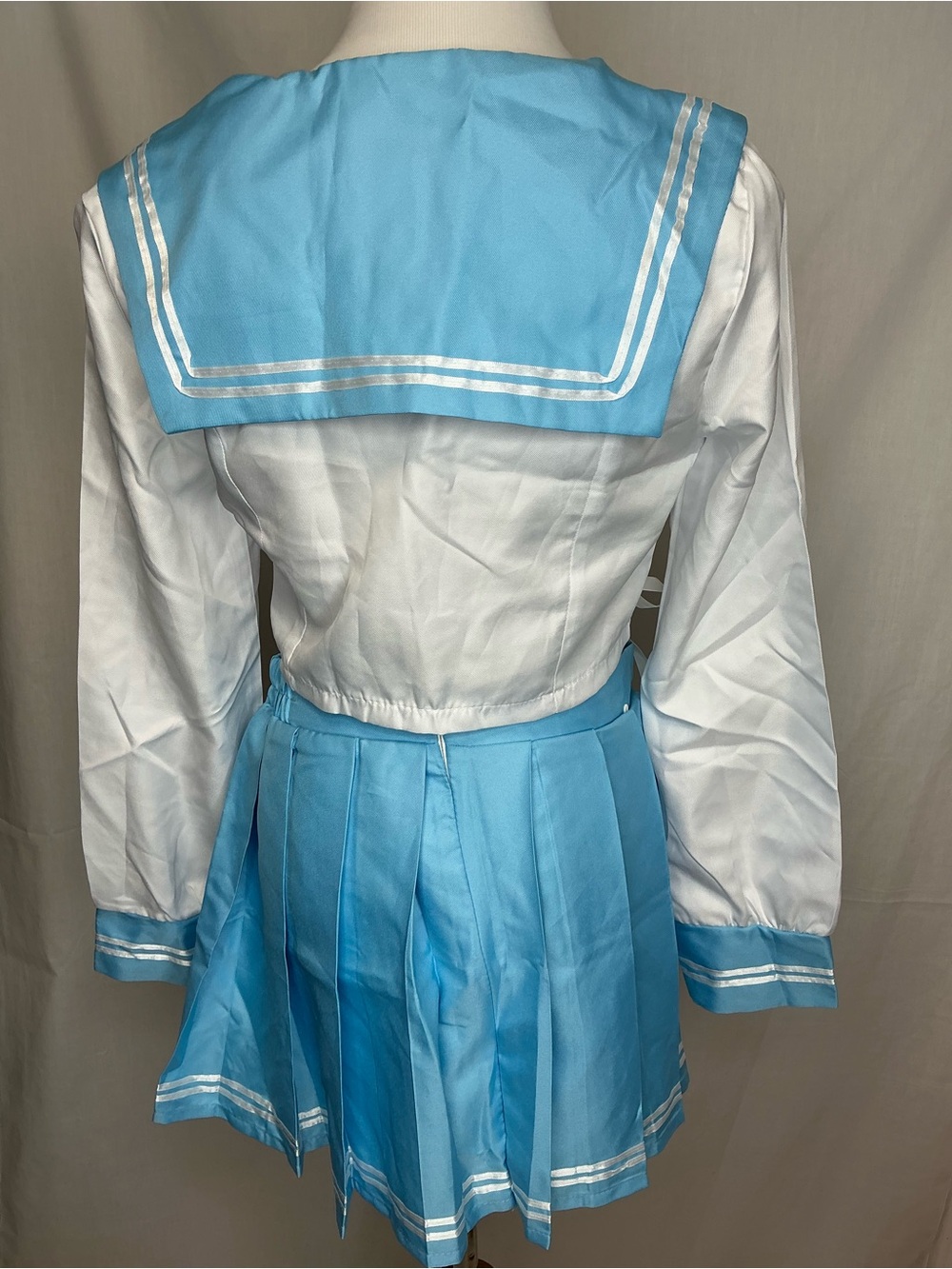 2160 - Blue & White Sailor Two-Piece Schoolgirl Set - Picture 7 of 14